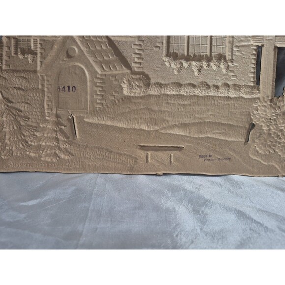 12" Large Antique German Valentine's Day Wall Decor Bird Heart Sealed Envelope - Picture 16 of 16